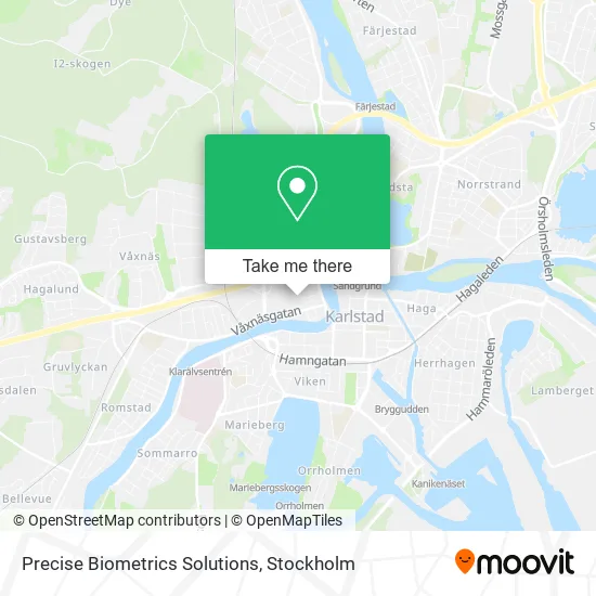 Precise Biometrics Solutions map