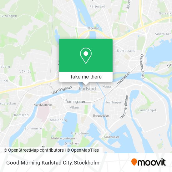 Good Morning Karlstad City map