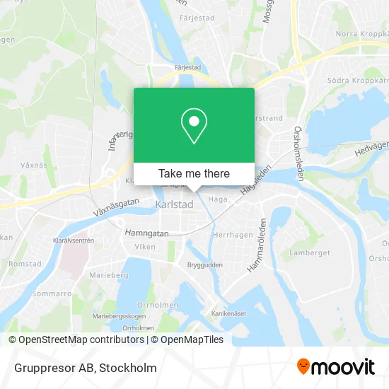 Gruppresor AB map