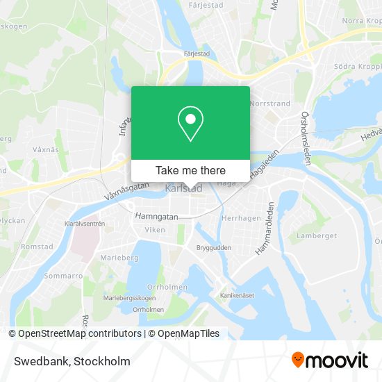 Swedbank map