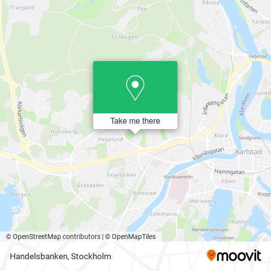 Handelsbanken map