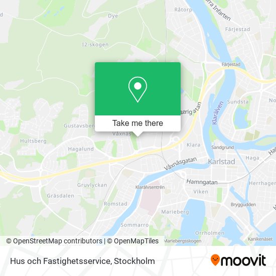 Hus och Fastighetsservice map
