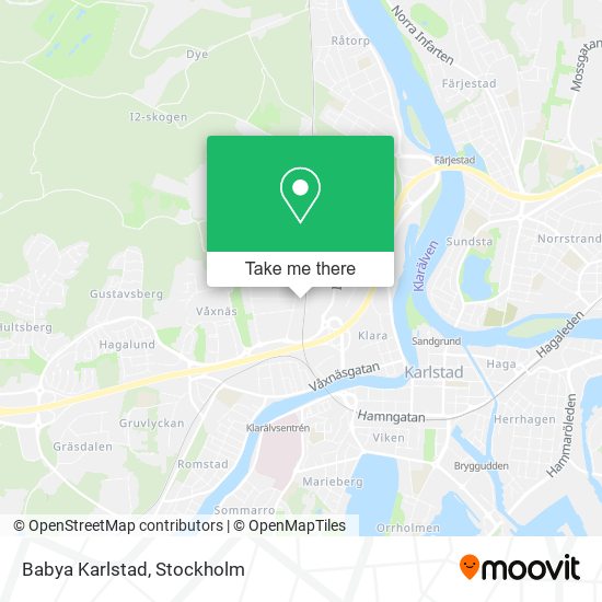 Babya Karlstad map