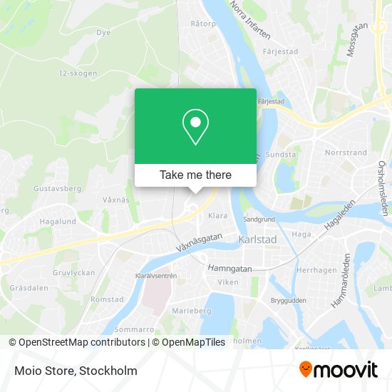 Moio Store map