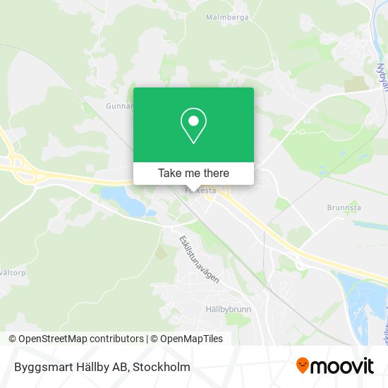 Byggsmart Hällby AB map