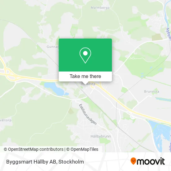 Byggsmart Hällby AB map