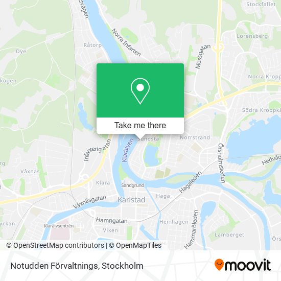 Notudden Förvaltnings map