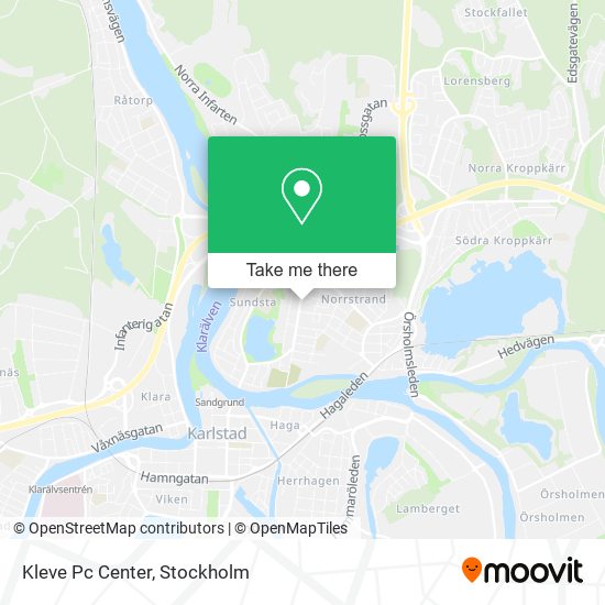 Kleve Pc Center map