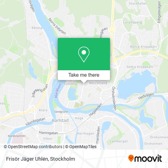 Frisör Jäger Uhlén map