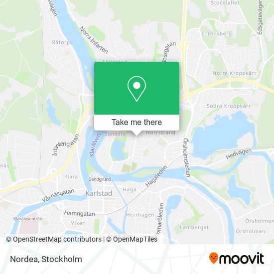 Nordea map