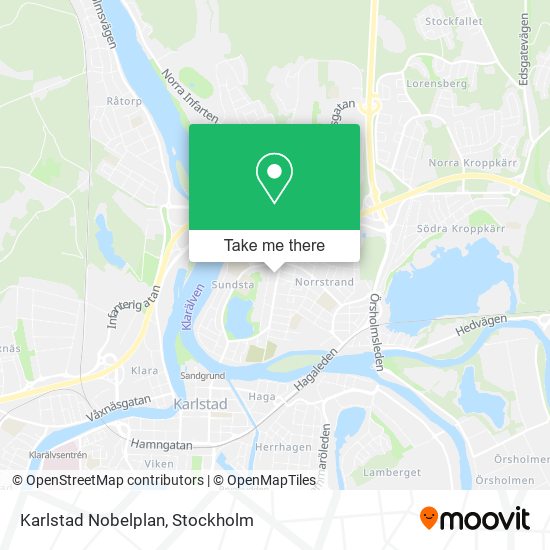 Karlstad Nobelplan map