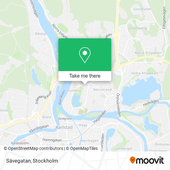 Sävegatan map