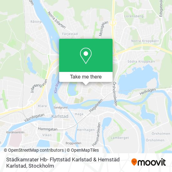 Städkamrater Hb- Flyttstäd Karlstad & Hemstäd Karlstad map