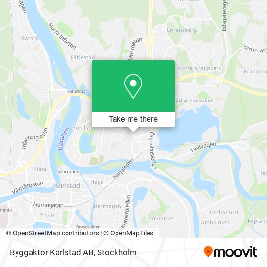 Byggaktör Karlstad AB map