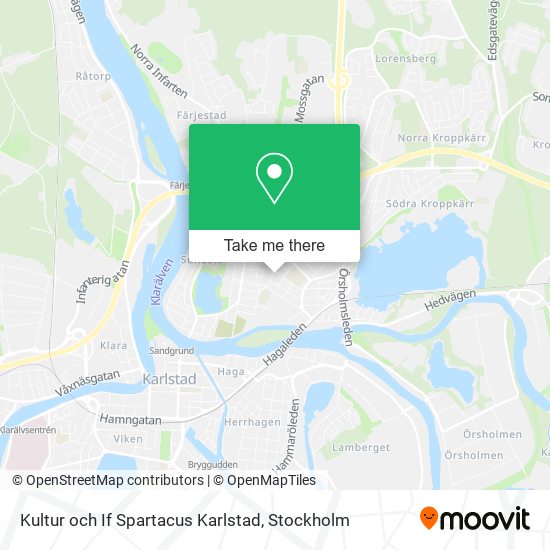 Kultur och If Spartacus Karlstad map