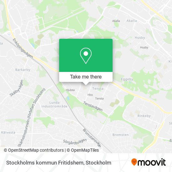 Stockholms kommun Fritidshem map