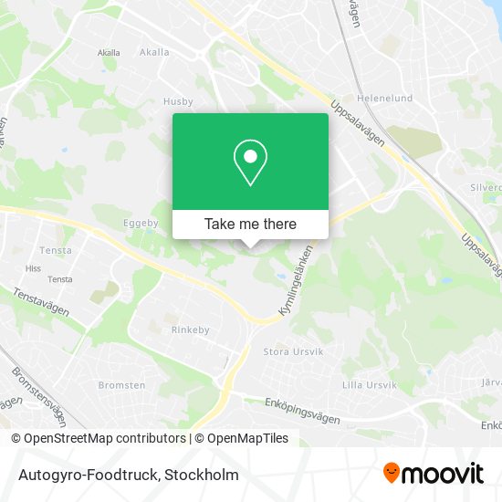 Autogyro-Foodtruck map