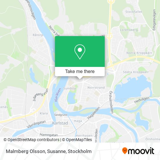 Malmberg Olsson, Susanne map