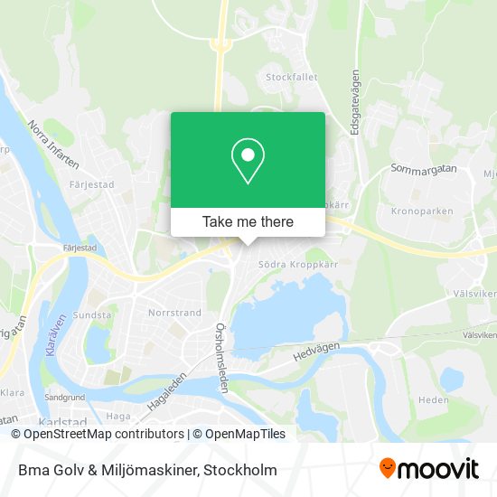 Bma Golv & Miljömaskiner map