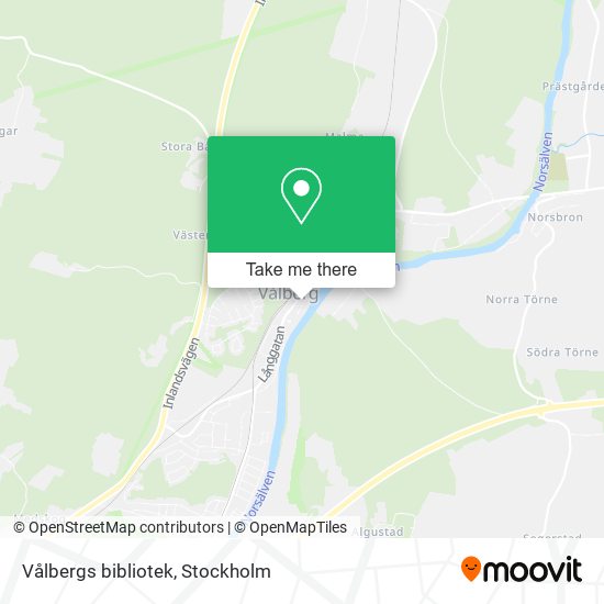 Vålbergs bibliotek map