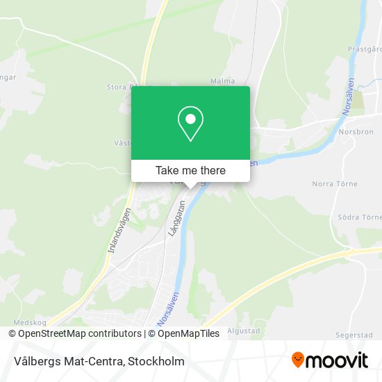 Vålbergs Mat-Centra map