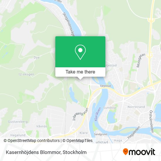 Kasernhöjdens Blommor map