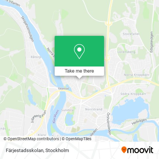 Färjestadsskolan map