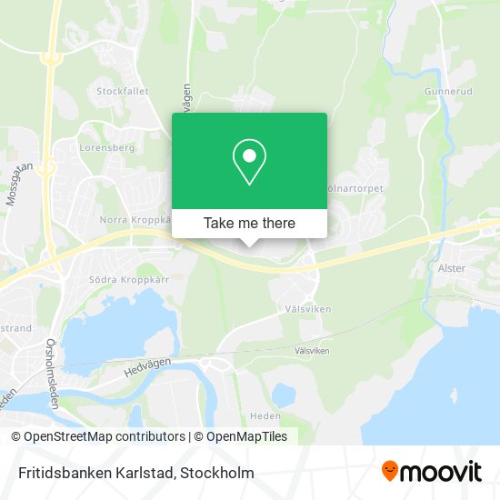 Fritidsbanken Karlstad map