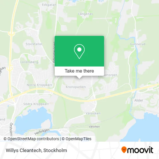 Willys Cleantech map