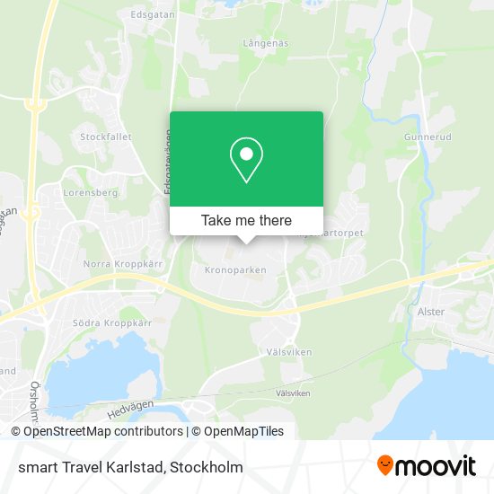 smart Travel Karlstad map