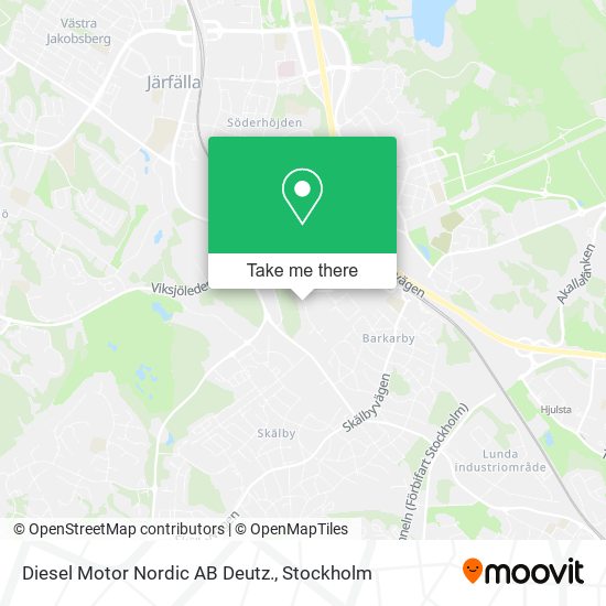 Diesel Motor Nordic AB Deutz. map