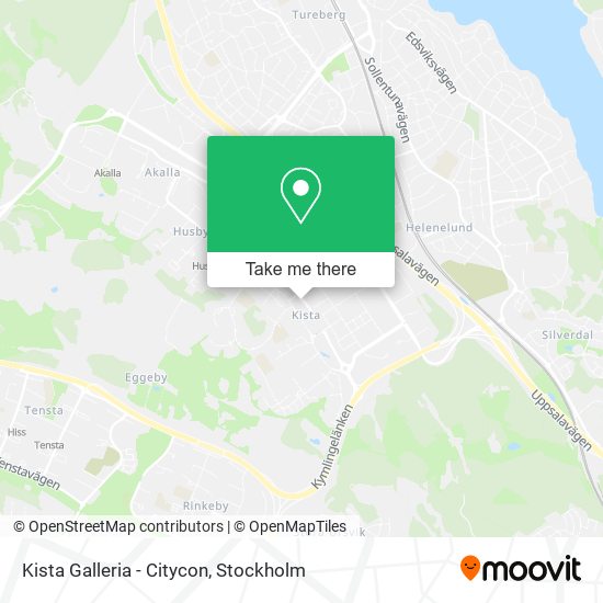 Kista Galleria - Citycon map