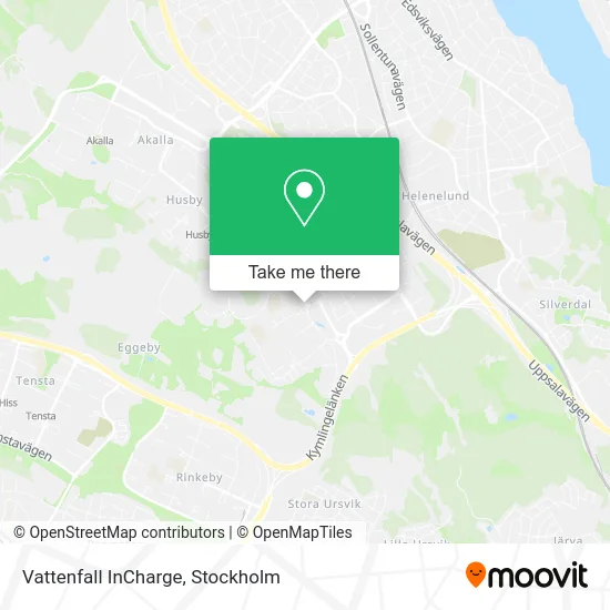 Vattenfall InCharge map