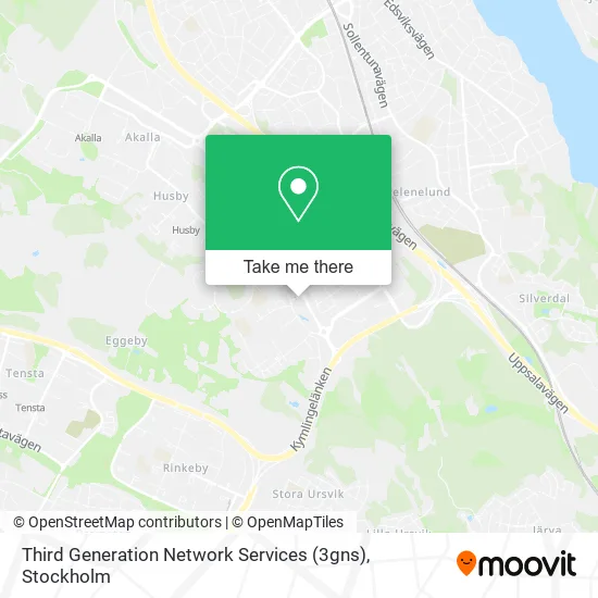 Third Generation Network Services (3gns) map