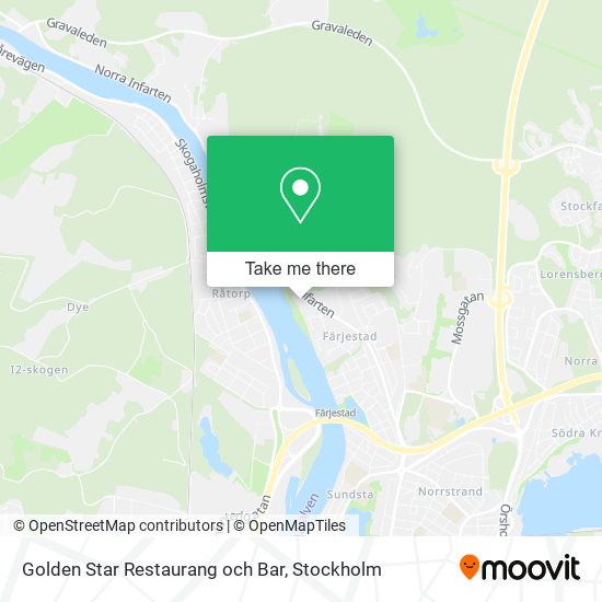 Golden Star Restaurang och Bar map