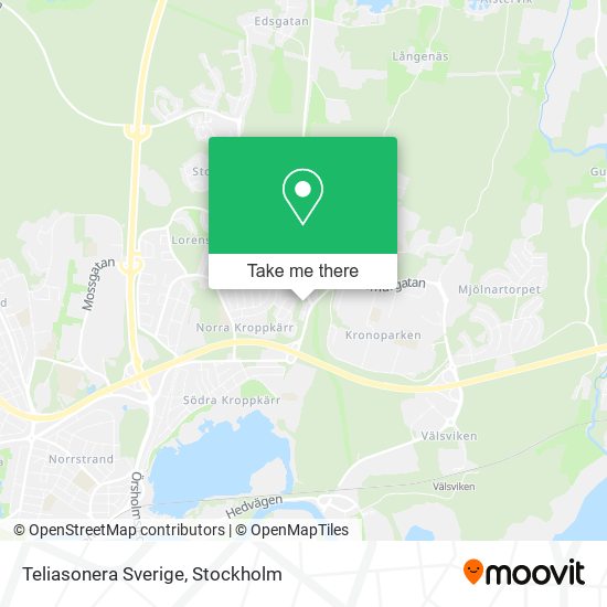 Teliasonera Sverige map