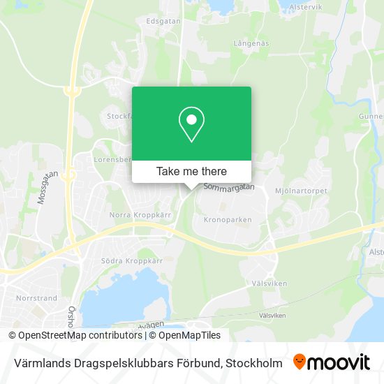 Värmlands Dragspelsklubbars Förbund map