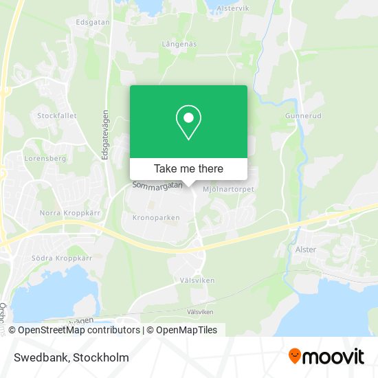 Swedbank map