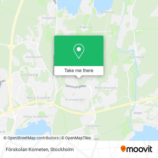 Förskolan Kometen map