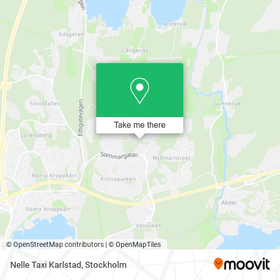 Nelle Taxi Karlstad map