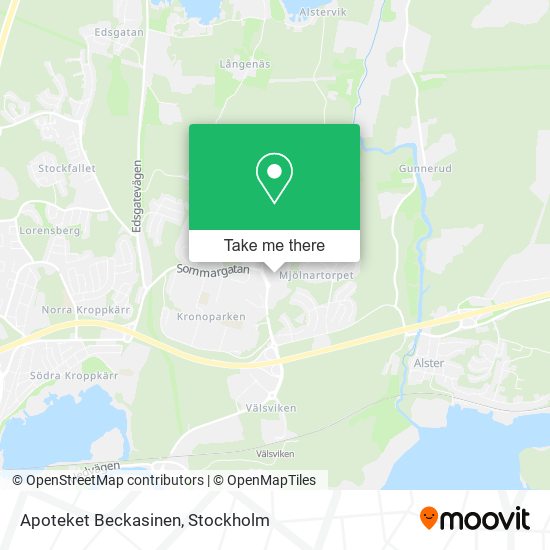 Apoteket Beckasinen map