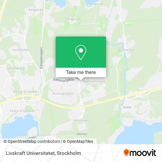 Livskraft Universitetet map