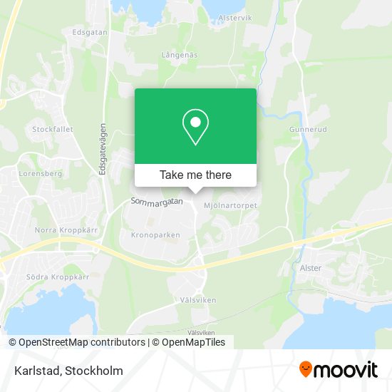 Karlstad map