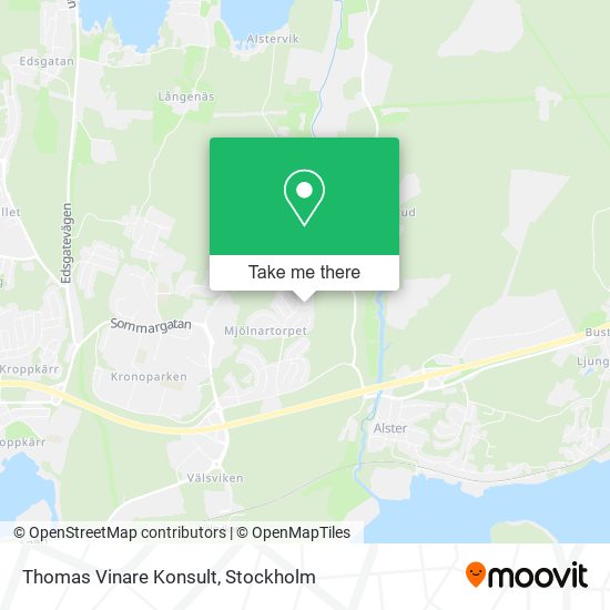 Thomas Vinare Konsult map