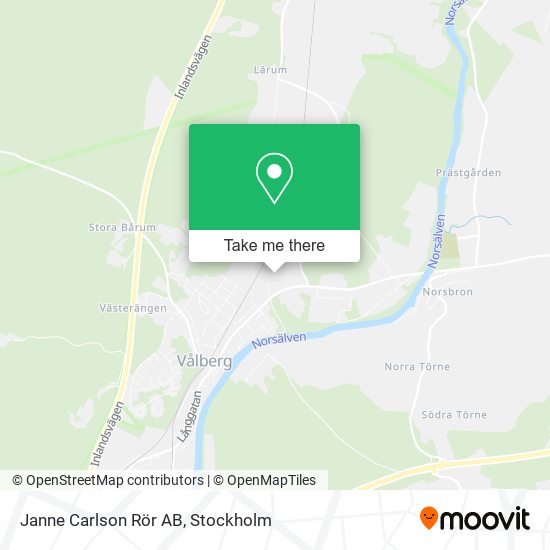 Janne Carlson Rör AB map