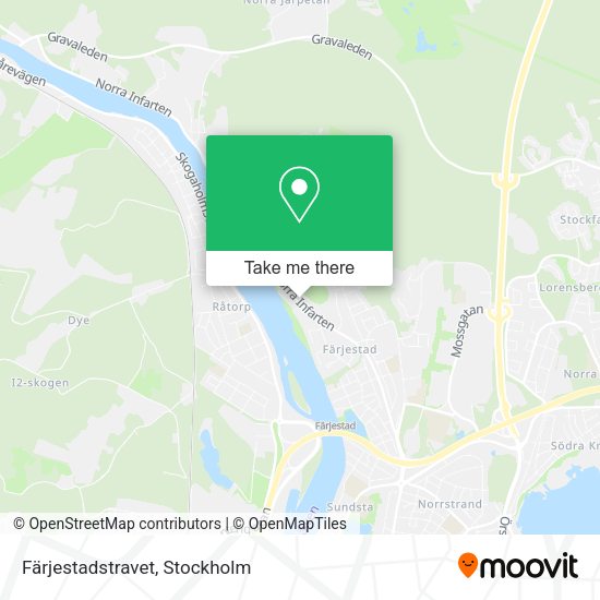 Färjestadstravet map