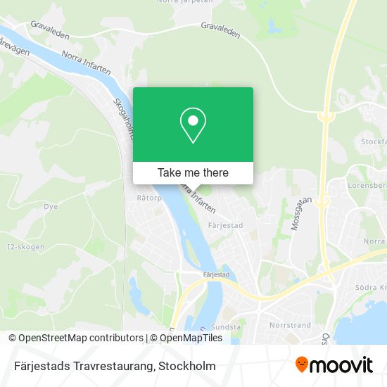 Färjestads Travrestaurang map