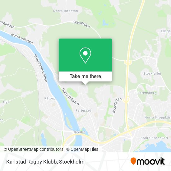 Karlstad Rugby Klubb map