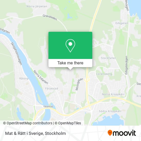 Mat & Rätt i Sverige map