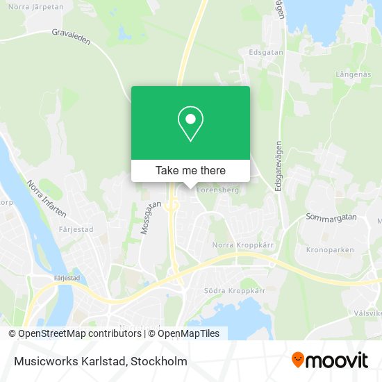 Musicworks Karlstad map